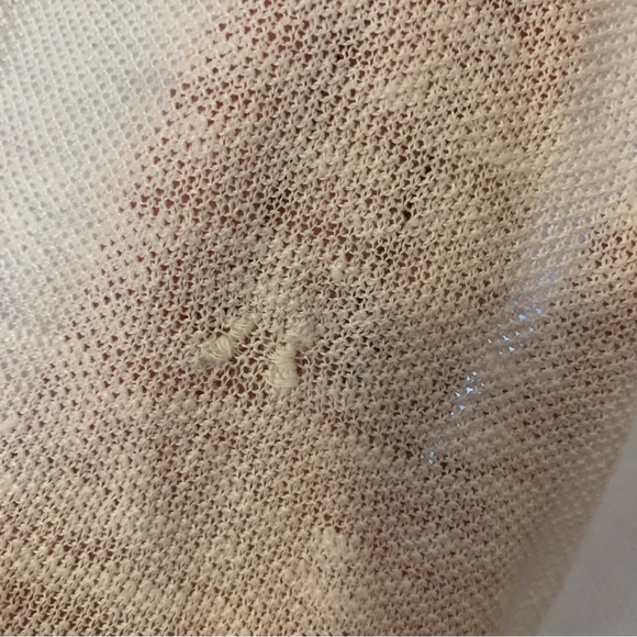 Fred and Sibelius Sheer Oversize White Long sleeve Shirt Sz L - Picture 4 of 5